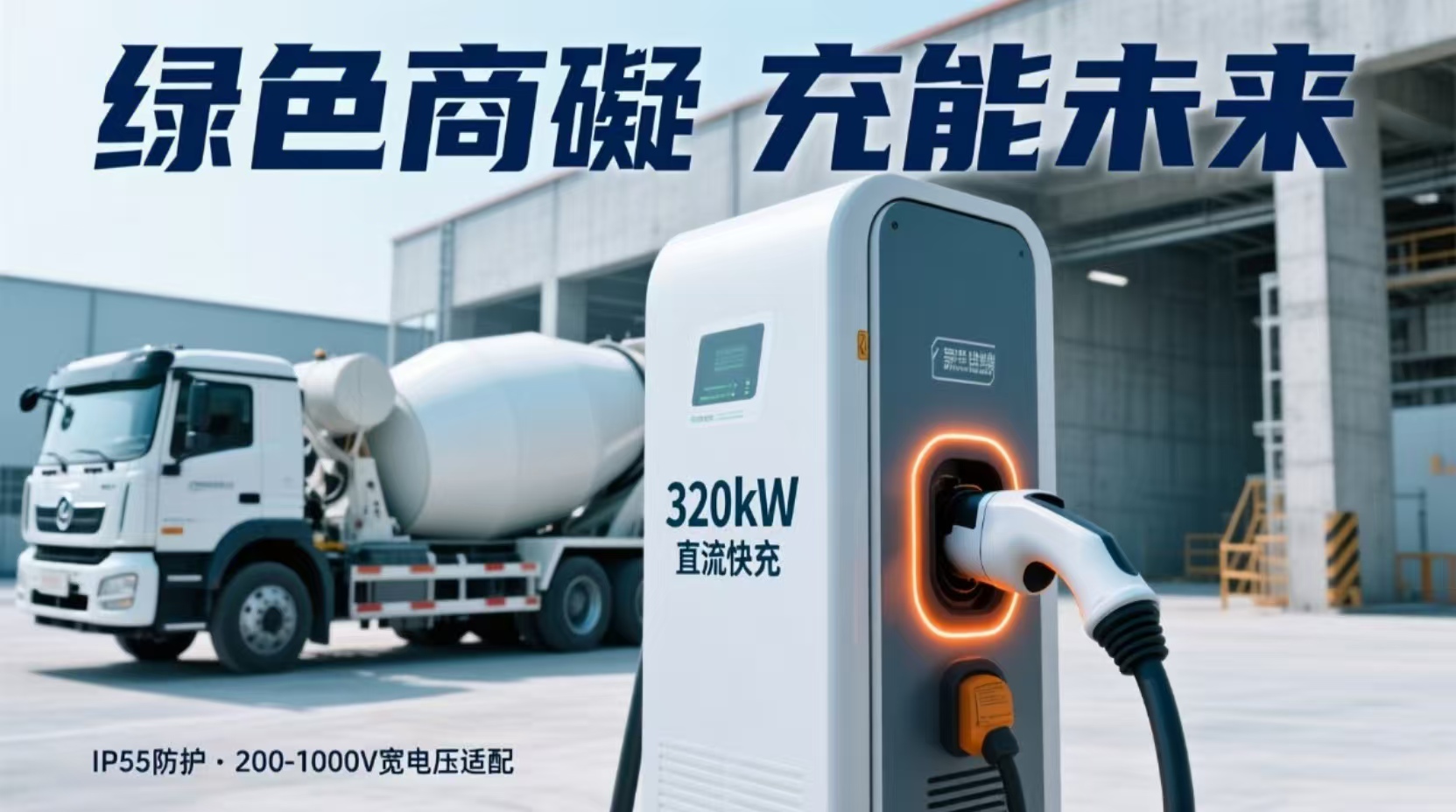 新能源搅拌车充电桩用哪种功率