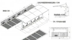 120kw充电桩雨棚多高