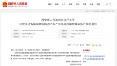 西安市人民政府办公厅关于印发促进智能网联新